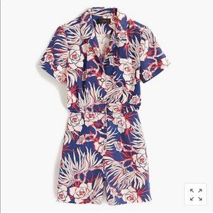 J. Crew Retro Floral Romper